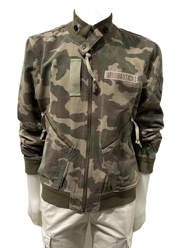 Aeronautica Militare Giubbino Giacca Bomber camouflage AB3042 da uomo 261AB3042UCT04334