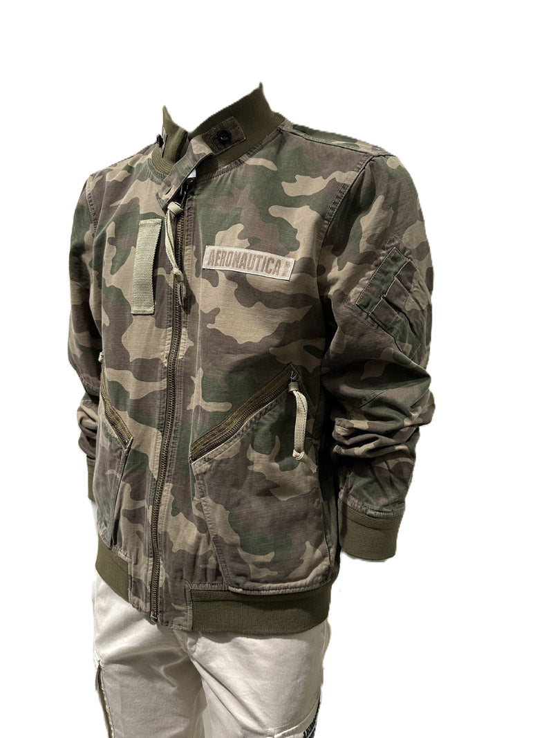 Aeronautica Militare Giubbino Giacca Bomber camouflage AB3042 da uomo 261AB3042UCT04334