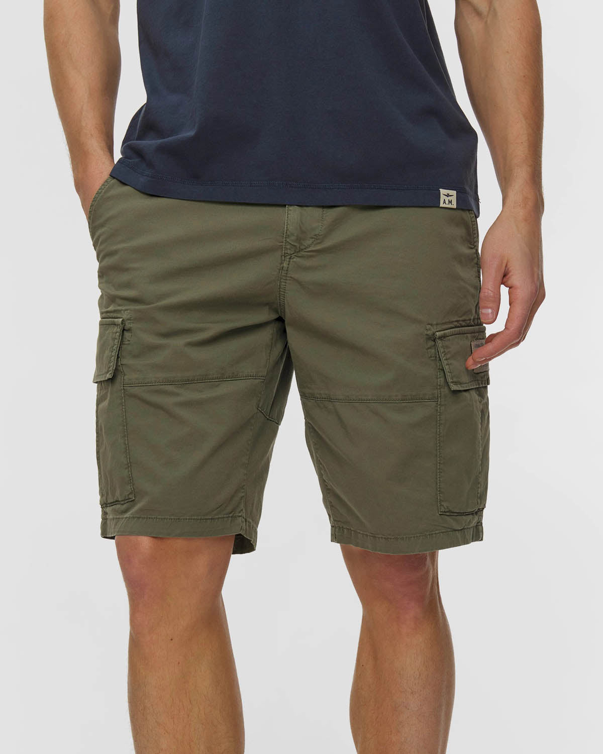 Aeronautica Militare Shorts Bermuda BE0288 in twill di cotone 261BE0288UCT04332