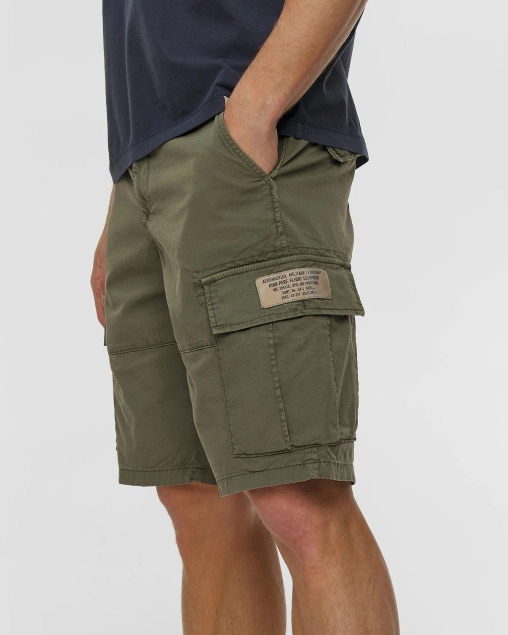 Aeronautica Militare Shorts Bermuda BE0288 in twill di cotone 261BE0288UCT04332
