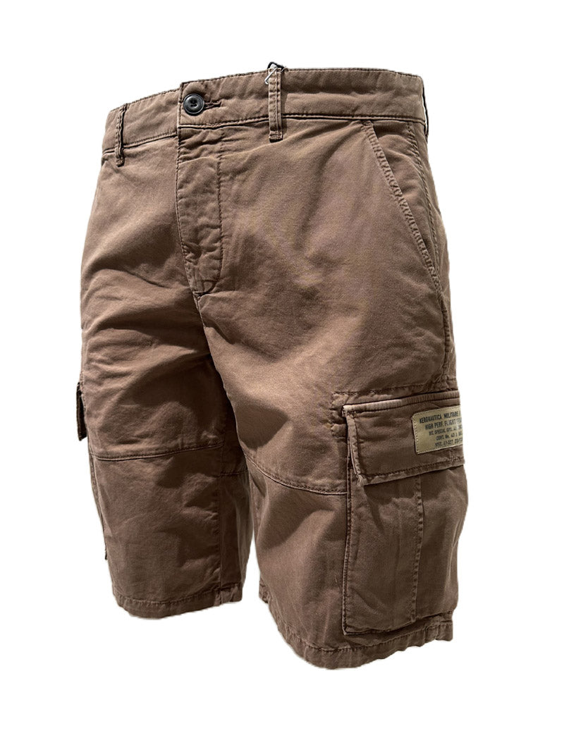 Aeronautica Militare Shorts Bermuda BE0288 in twill di cotone 261BE0288UCT04332