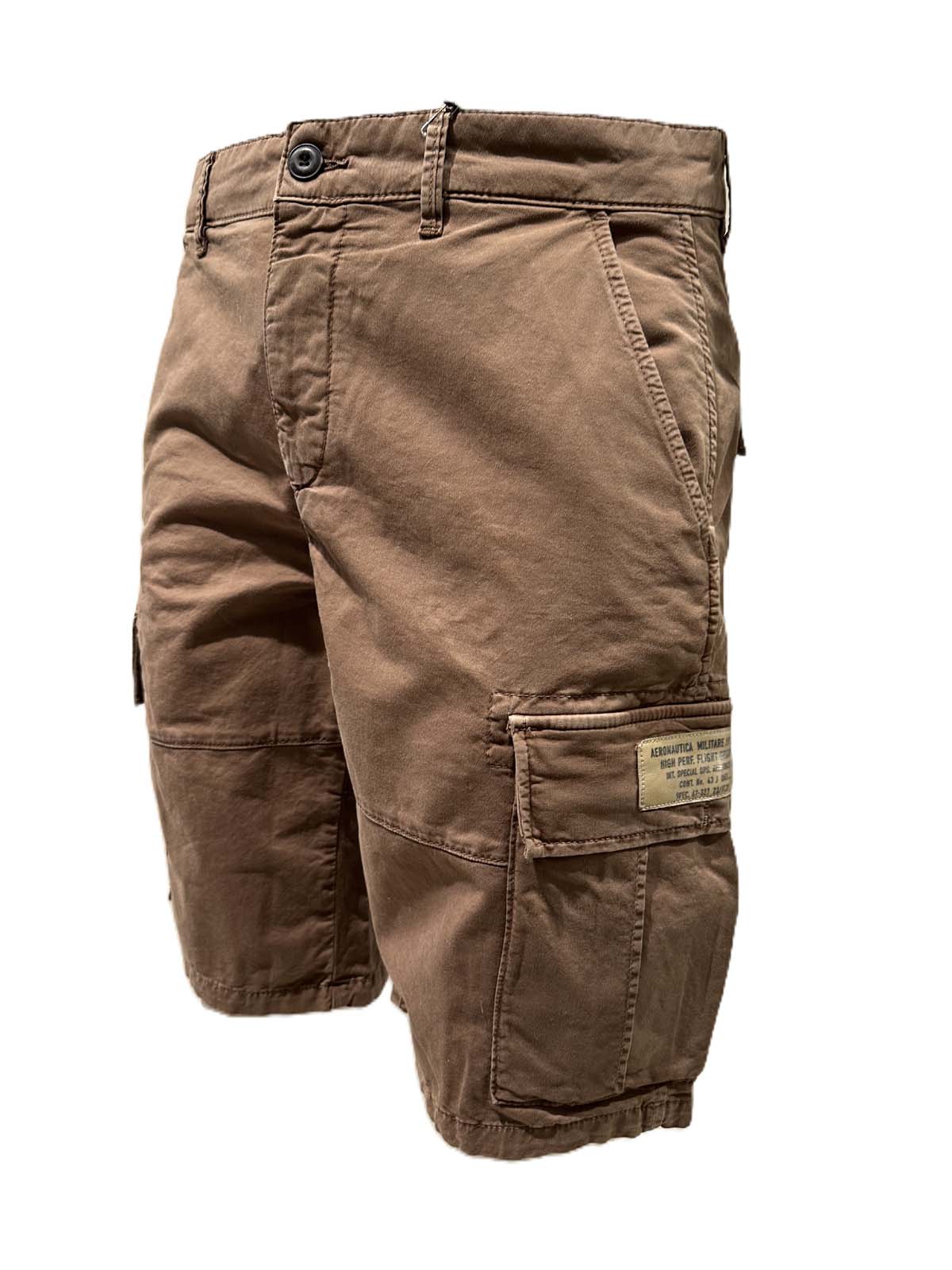 Aeronautica Militare Shorts Bermuda BE0288 in twill di cotone 261BE0288UCT04332