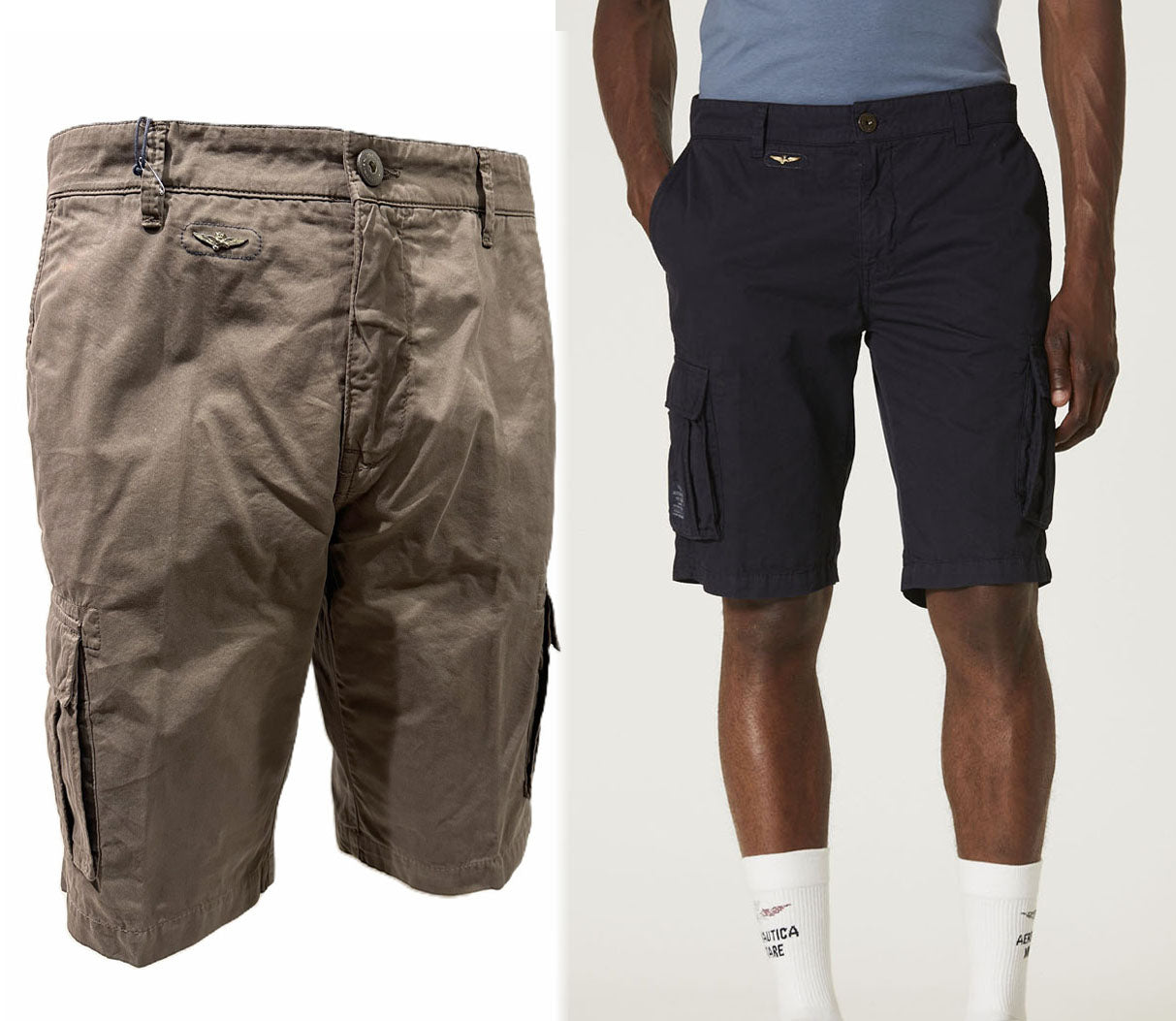 Aeronautica Militare Shorts Bermuda BE066 Cargo con tasconi BE0066UCT01122