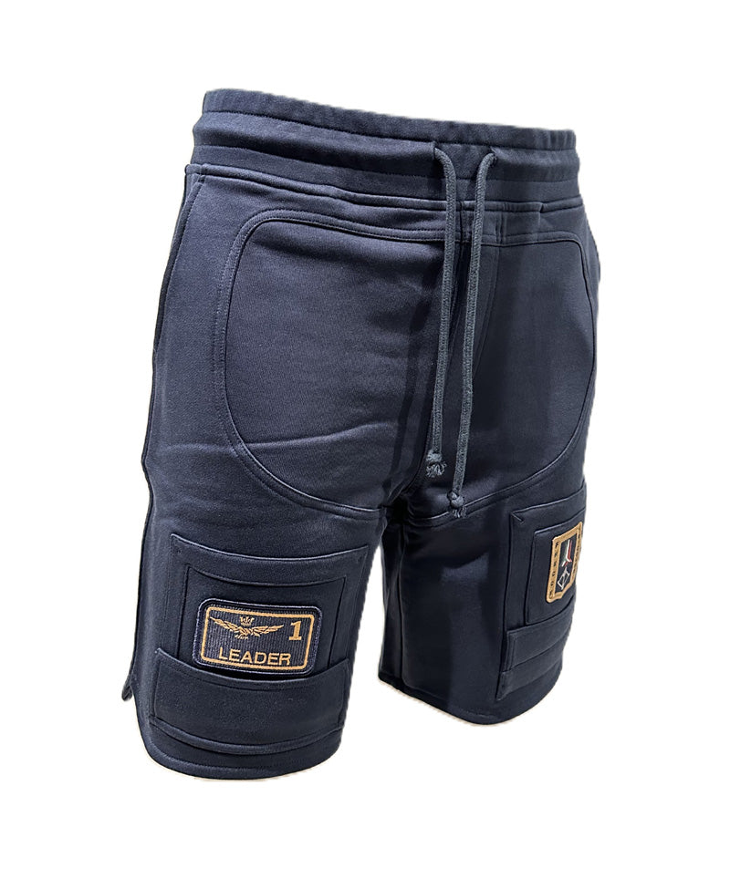 Aeronautica Militare Shorts Bermuda in Felpa BF033 Anti-G Frecce Tricolori, Pantaloncino da Uomo, Shorts da Tuta