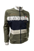 Aeronautica Militare Felpa AM23 Sweatshirt Verde-bianco-blu