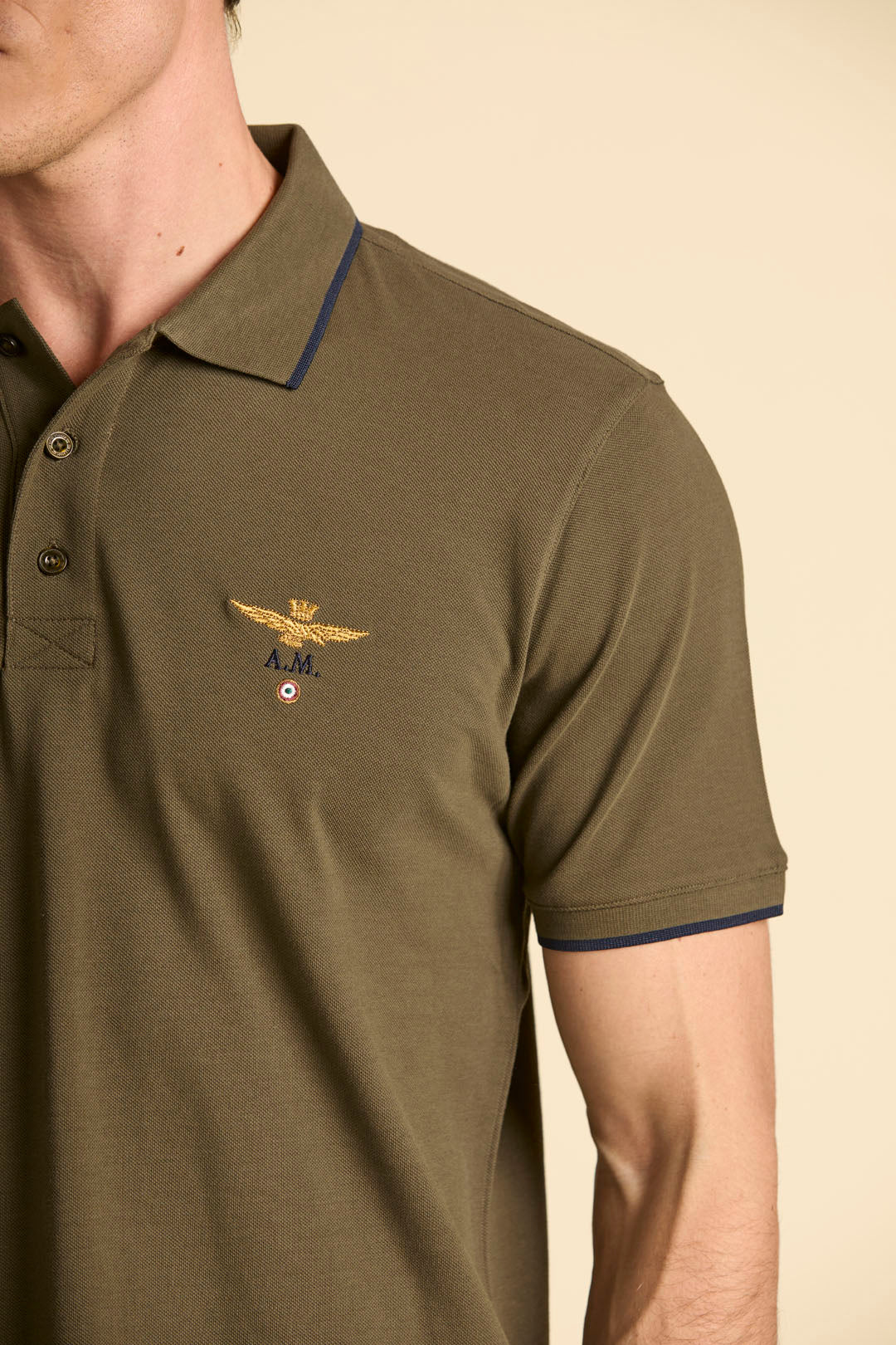 Aeronautica Militare Polo PO1308 in piqué 261PO1308UP00082