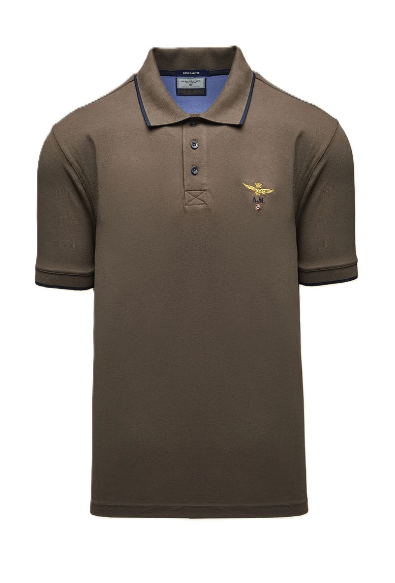 Aeronautica Militare Polo PO1308 in piqué 261PO1308UP00082