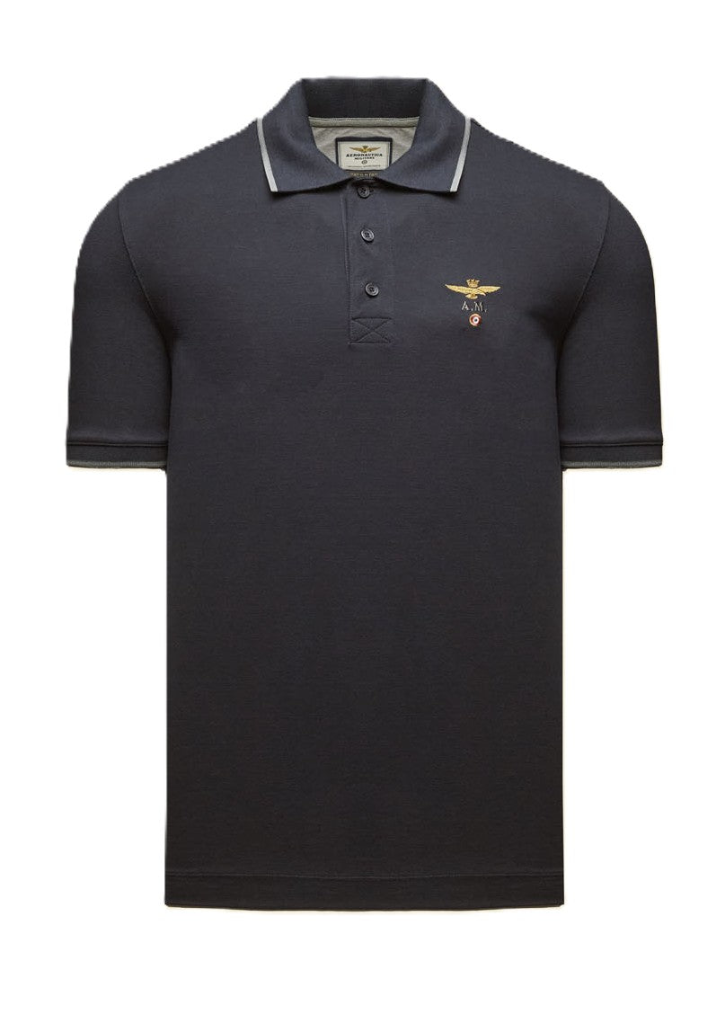 Aeronautica Militare Polo PO1308 in piqué 261PO1308UP00082