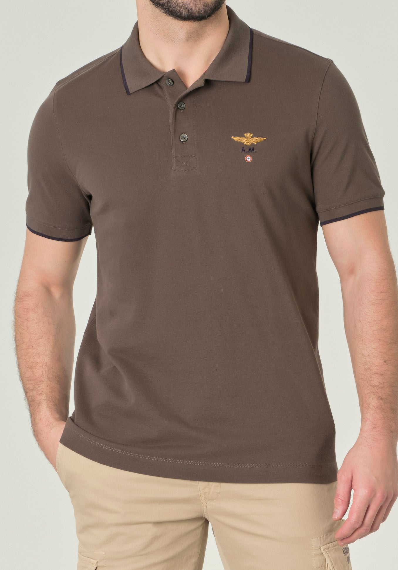 Aeronautica Militare Polo PO1308 in piqué 261PO1308UP00082