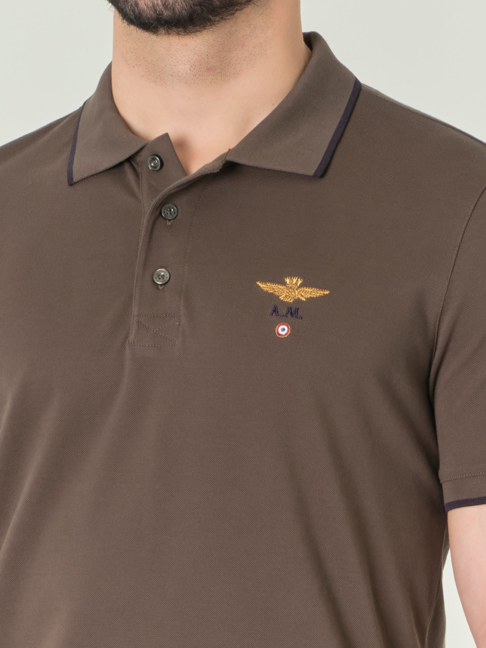 Aeronautica Militare Polo PO1308 in piqué 261PO1308UP00082