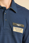 Aeronautica Militare Polo PO1897 da Uomo, Manica Lunga