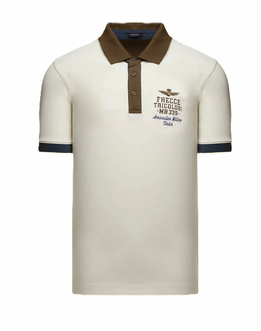 Aeronautica Militare Polo PO1908 Frecce Tricolori con ricami 261PO1908UP00191