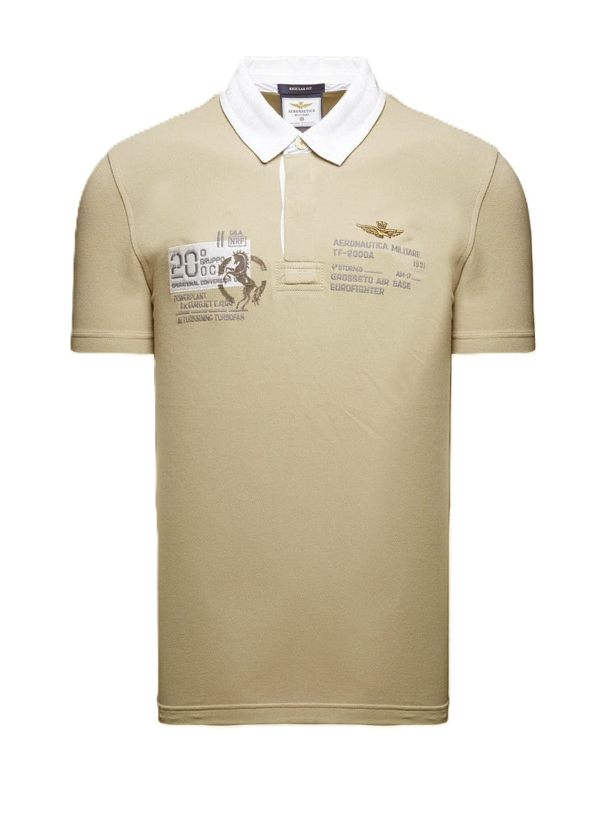 Aeronautica Militare Polo PO1919 con Ricami del 20° Gruppo OCU 261PO1919UP00404
