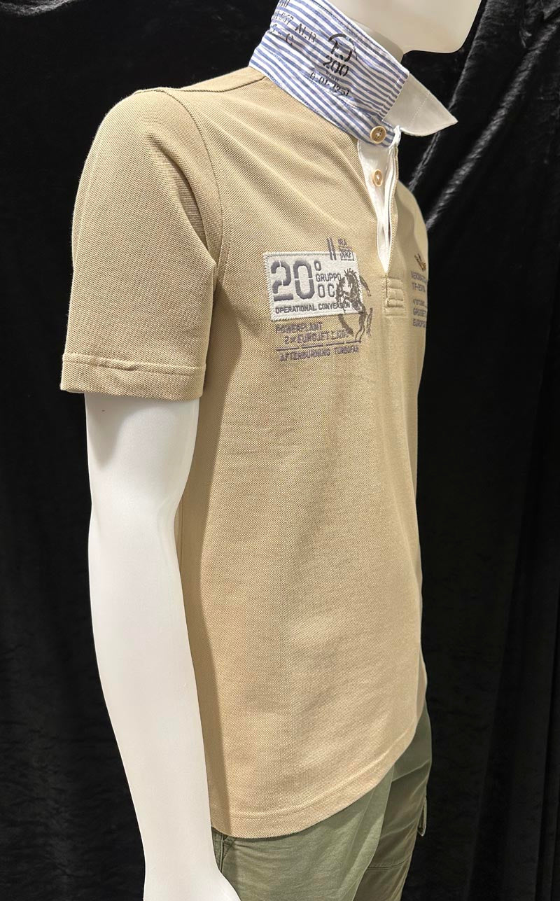Aeronautica Militare Polo PO1919 con Ricami del 20° Gruppo OCU 261PO1919UP00404