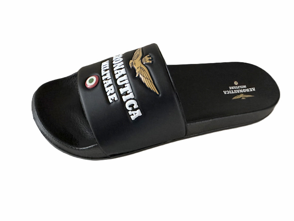 Aeronautica Militare Ciabatta SC0242-34300 Nero piscina, scarpe 261SC0242UCT03337