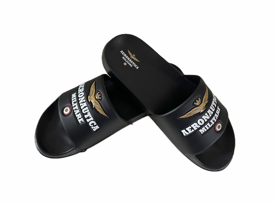 Aeronautica Militare Ciabatta SC0242-34300 Nero piscina, scarpe 261SC0242UCT03337