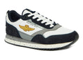 Aeronautica Militare Scarpe SC0288-94744 Blu-Bianco Sneakers con Patch AM 261SC0288UCT03545