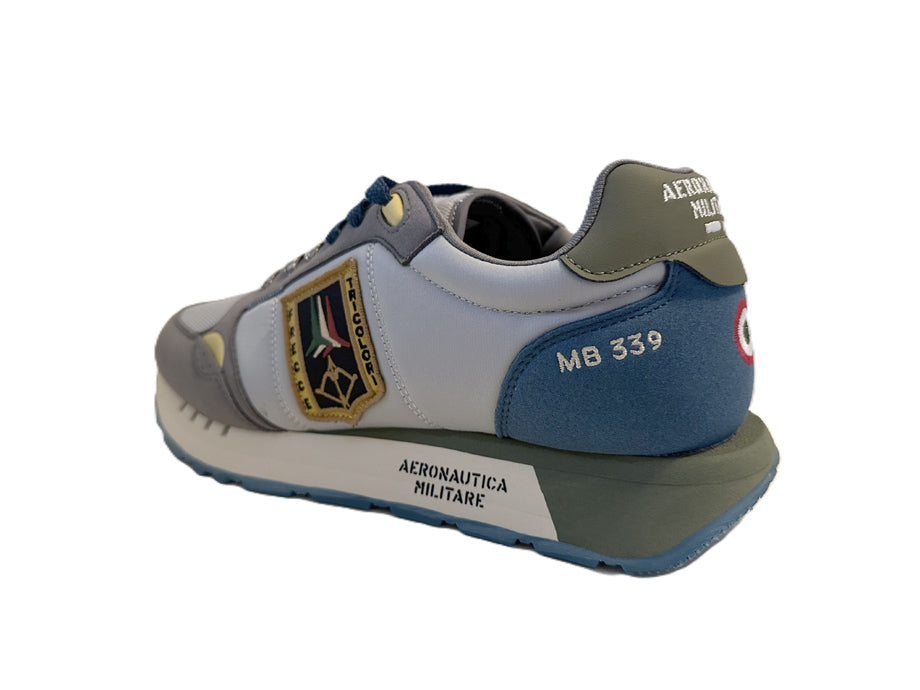 Aeronautica Militare Scarpe SC0292-94711 Azzurro-Grigio Sneakers Frecce Tricolori 261SC0292UCT03331
