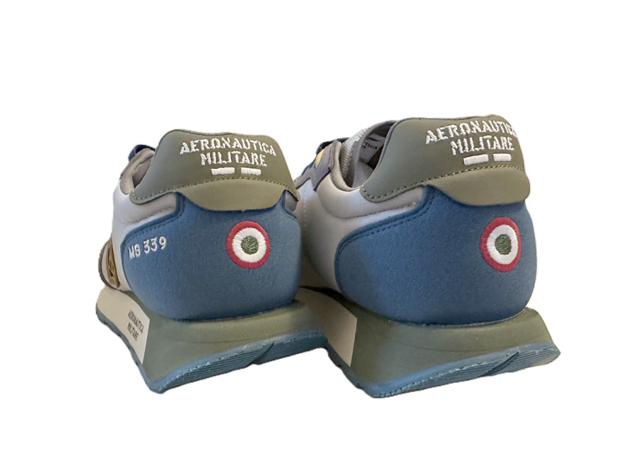 Aeronautica Militare Scarpe SC0292-94711 Azzurro-Grigio Sneakers Frecce Tricolori 261SC0292UCT03331
