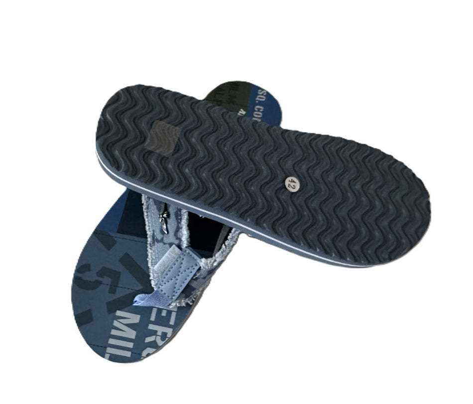 Aeronautica Militare infradito ciabatta Piscina 94397 Camouflage Blu, SC0310UCT03593