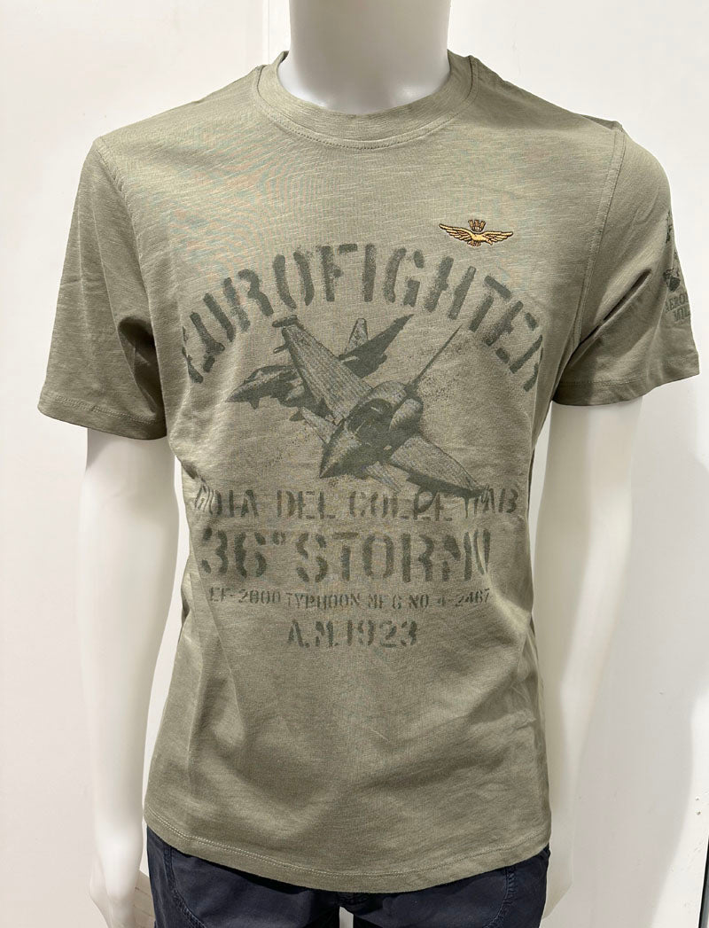Aeronautica Militare t-Shirt TS2525 Eurofighter Typhoon 36° Stormo da uomo