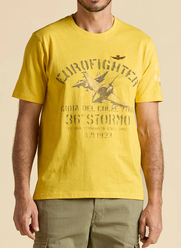 Aeronautica Militare t-Shirt TS2525 Eurofighter Typhoon 36° Stormo da uomo 261TS2525UJ00686