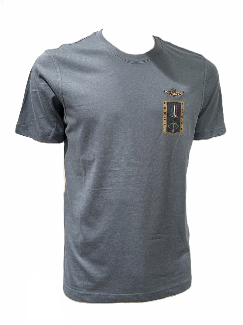 Aeronautica Militare t-Shirt TS2534 con Stampa Frecce Tricolori da Uomo