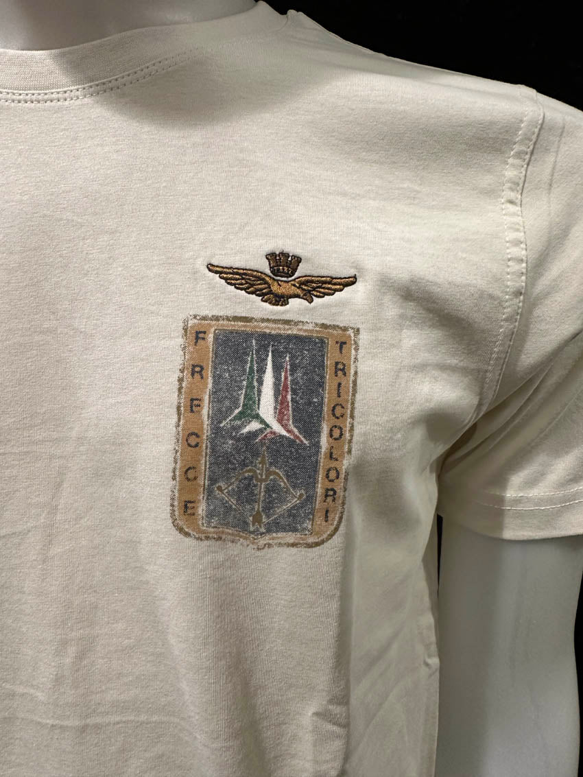 Aeronautica Militare t-Shirt TS2534 con Stampa Frecce Tricolori da Uomo
