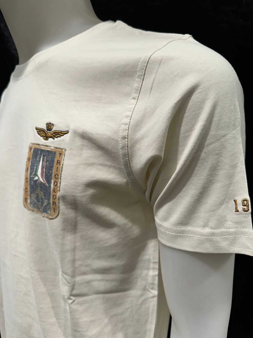 Aeronautica Militare t-Shirt TS2534 con Stampa Frecce Tricolori da Uomo