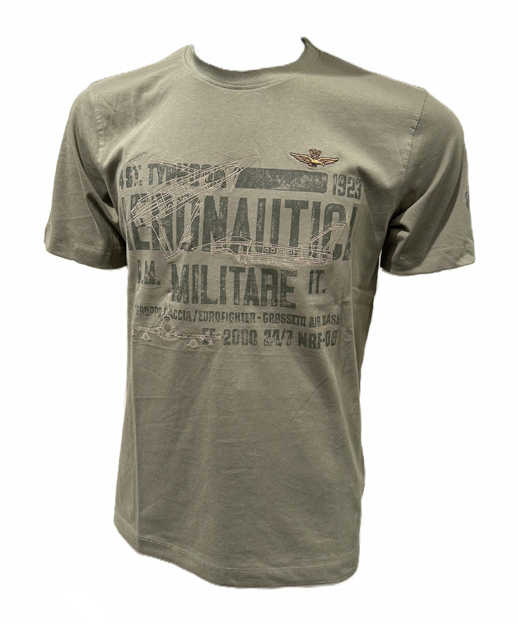 Aeronautica Militare t-Shirt TS2535 Stampa 4° Stormo  261TS2535UJ00641