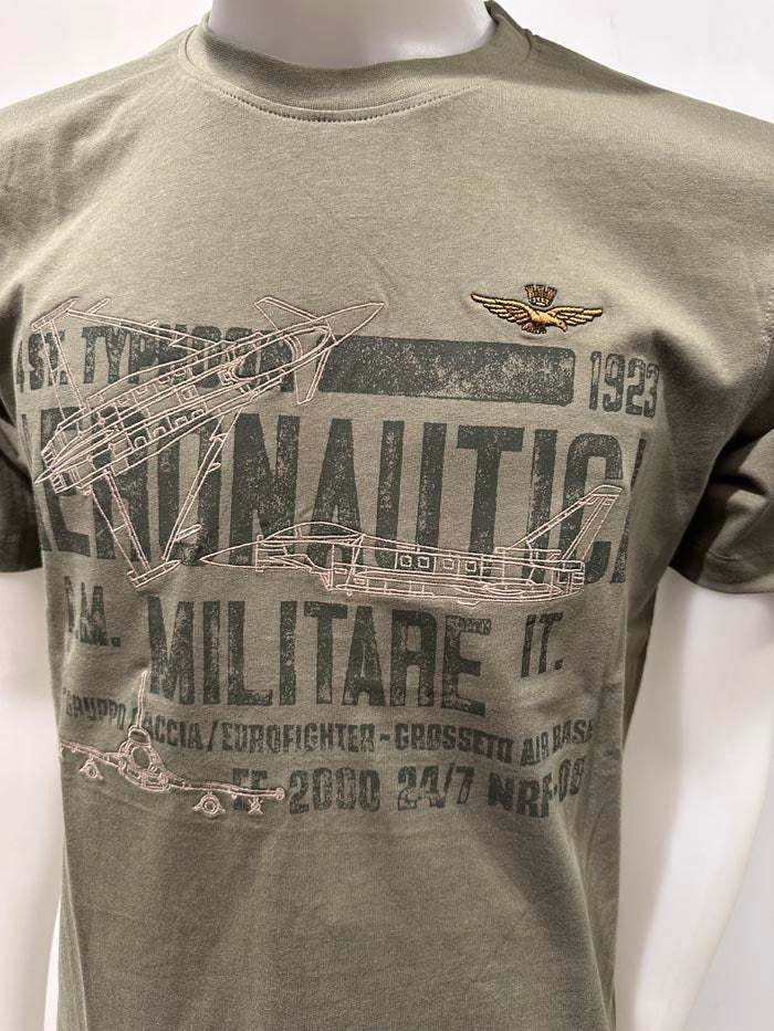 Aeronautica Militare t-Shirt TS2535 Stampa 4° Stormo  261TS2535UJ00641