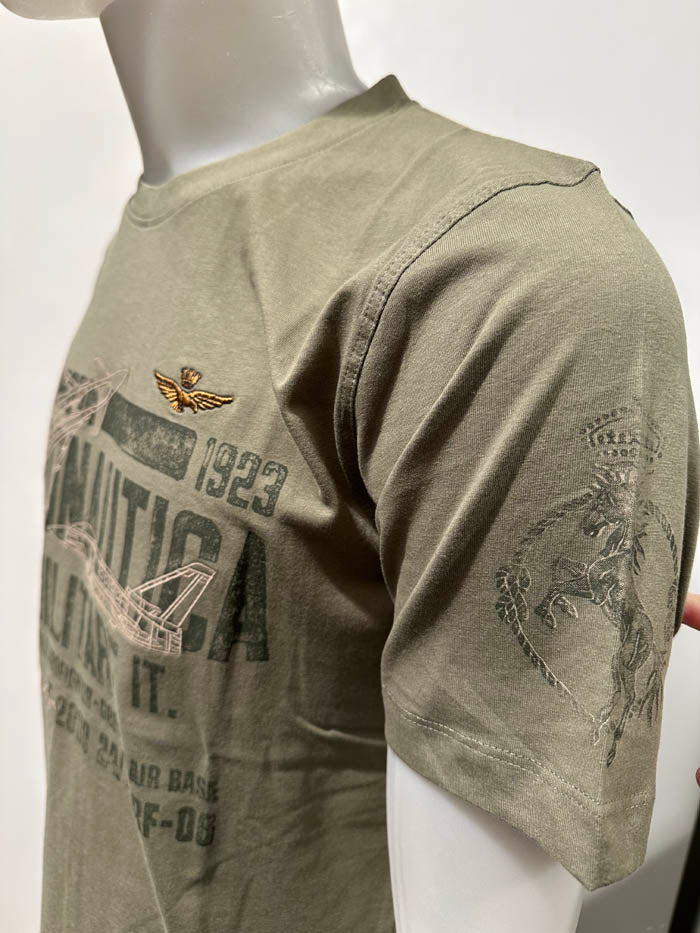 Aeronautica Militare t-Shirt TS2535 Stampa 4° Stormo  261TS2535UJ00641