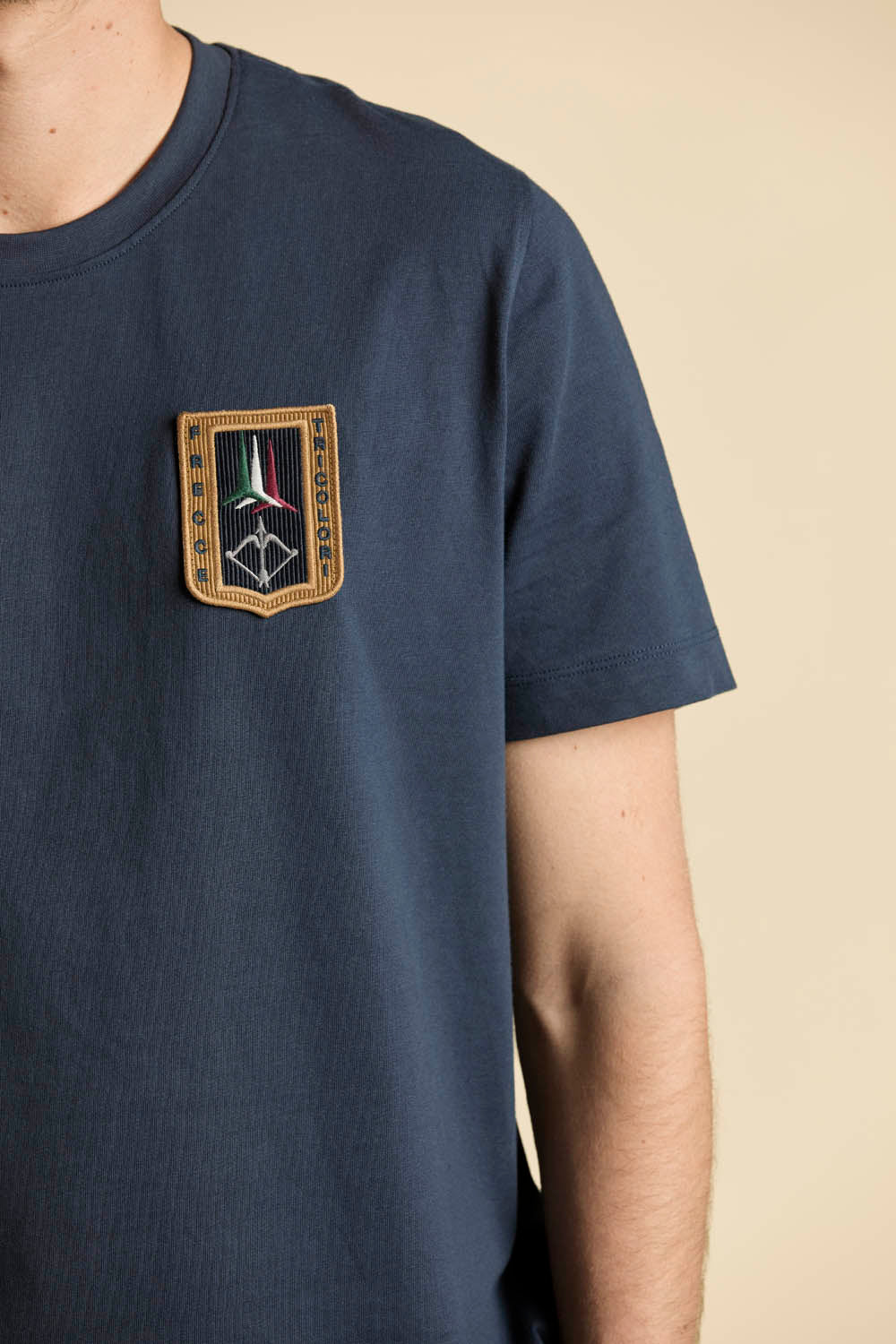 Aeronautica Militare t-Shirt TS2544 con Patch Frecce Tricolori 261TS2544UJ00592